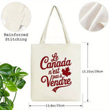 Sac fourre-tout « Canada Is Not For sale »