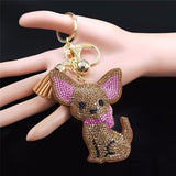 Porte-Clés Chihuahua Brillant