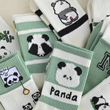 Pack of 8 Pairs of Cute Panda Socks