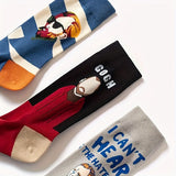 4 Pairs of Custom Trendy Long Socks for Men