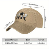 [Lightweight Design] Lightweight Polyester Blend Baseball Cap with Her Friends Mafalda Cartoon Design - Machine Washable, PVC Coated Sun Shade Hat for Men, Sun Protection Hat|Cartoon Baseball Cap|Breathable Fabric, Baseball Cap
