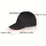 1PC LED Illuminated Duckbill Hat, Fashionable Creative Outdoor Sunshade Hat